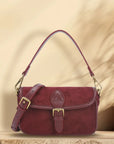 Mini Suede Convertible Shoulder Bag