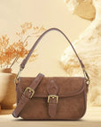 Mini Suede Convertible Shoulder Bag