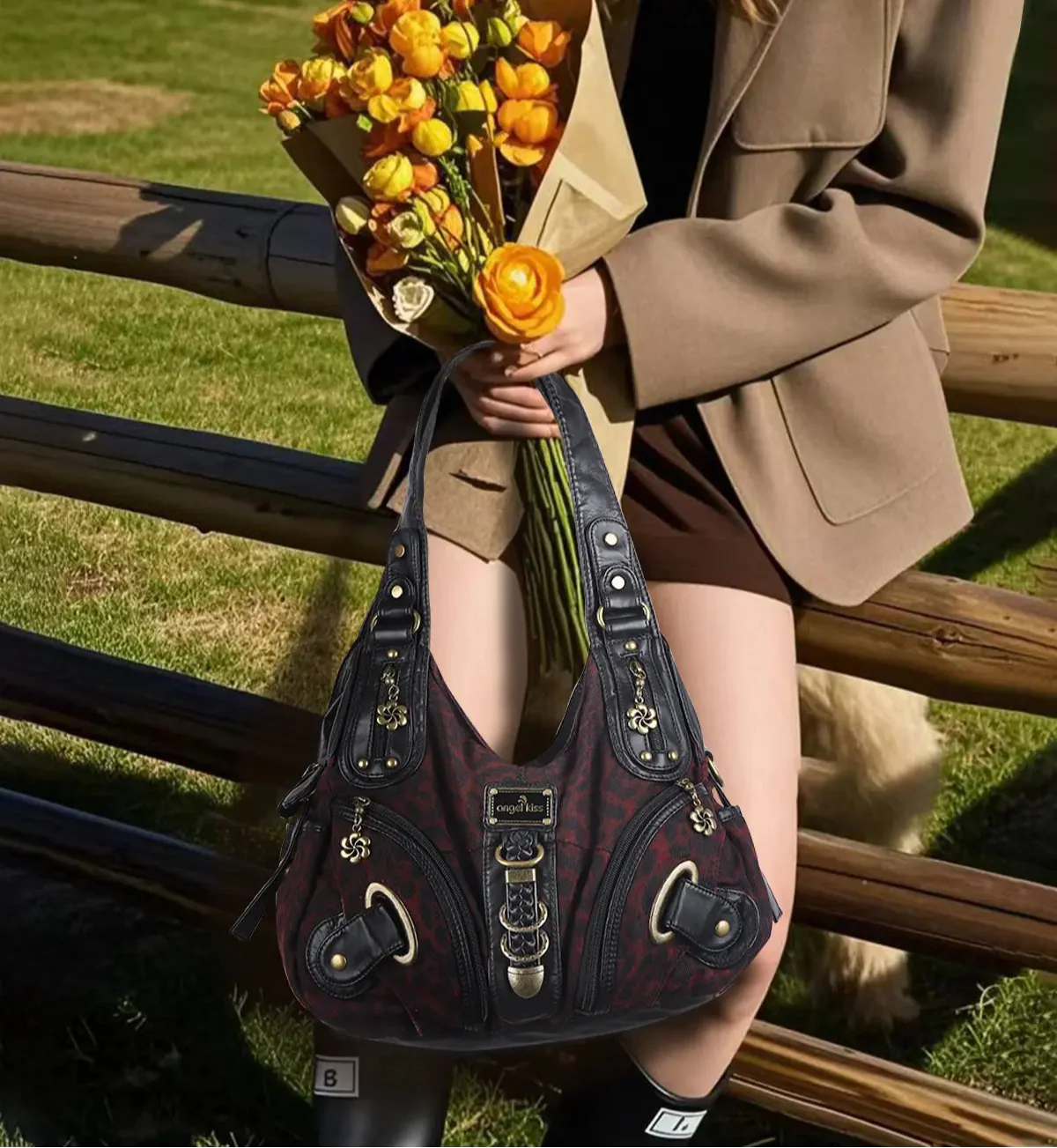 Commuting, shopping, dating ¨C one bag does it all. AngelKiss bags give you effortless sophistication.