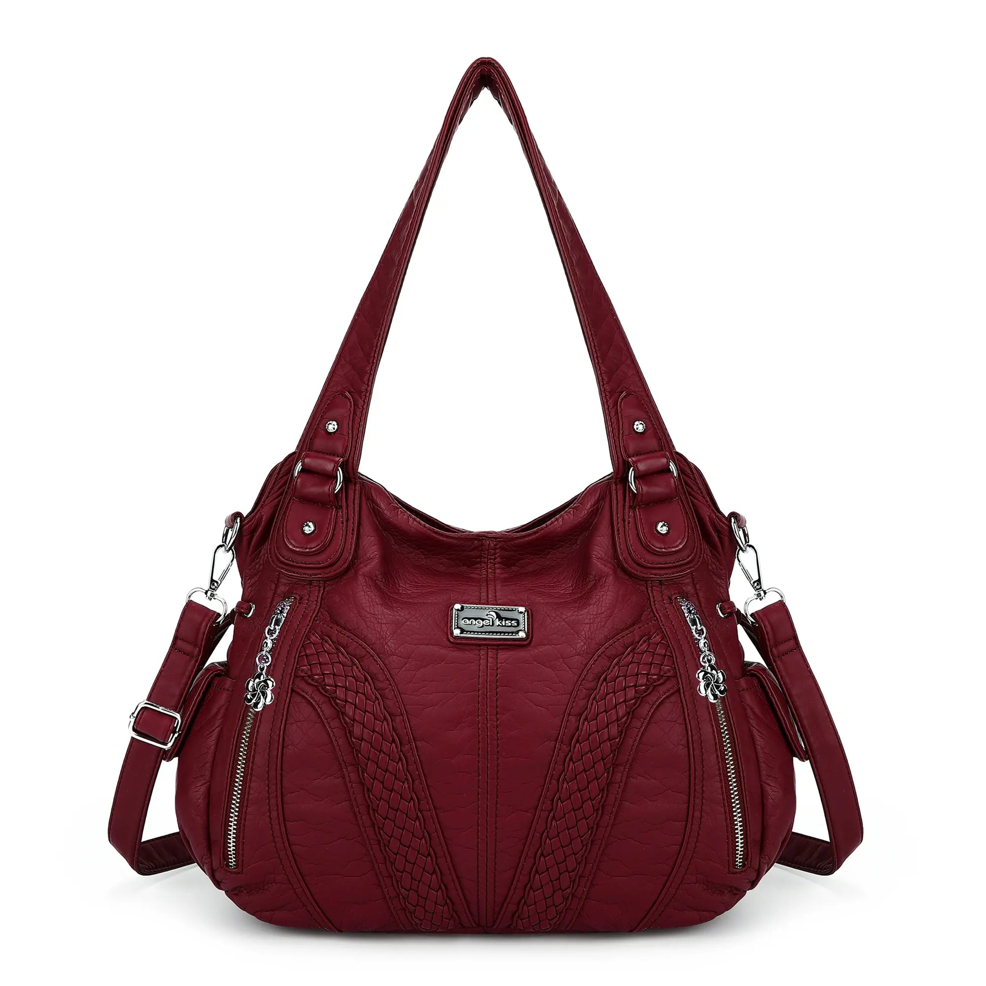 Vintage Multi Pocket Crossbody Hobo Bag