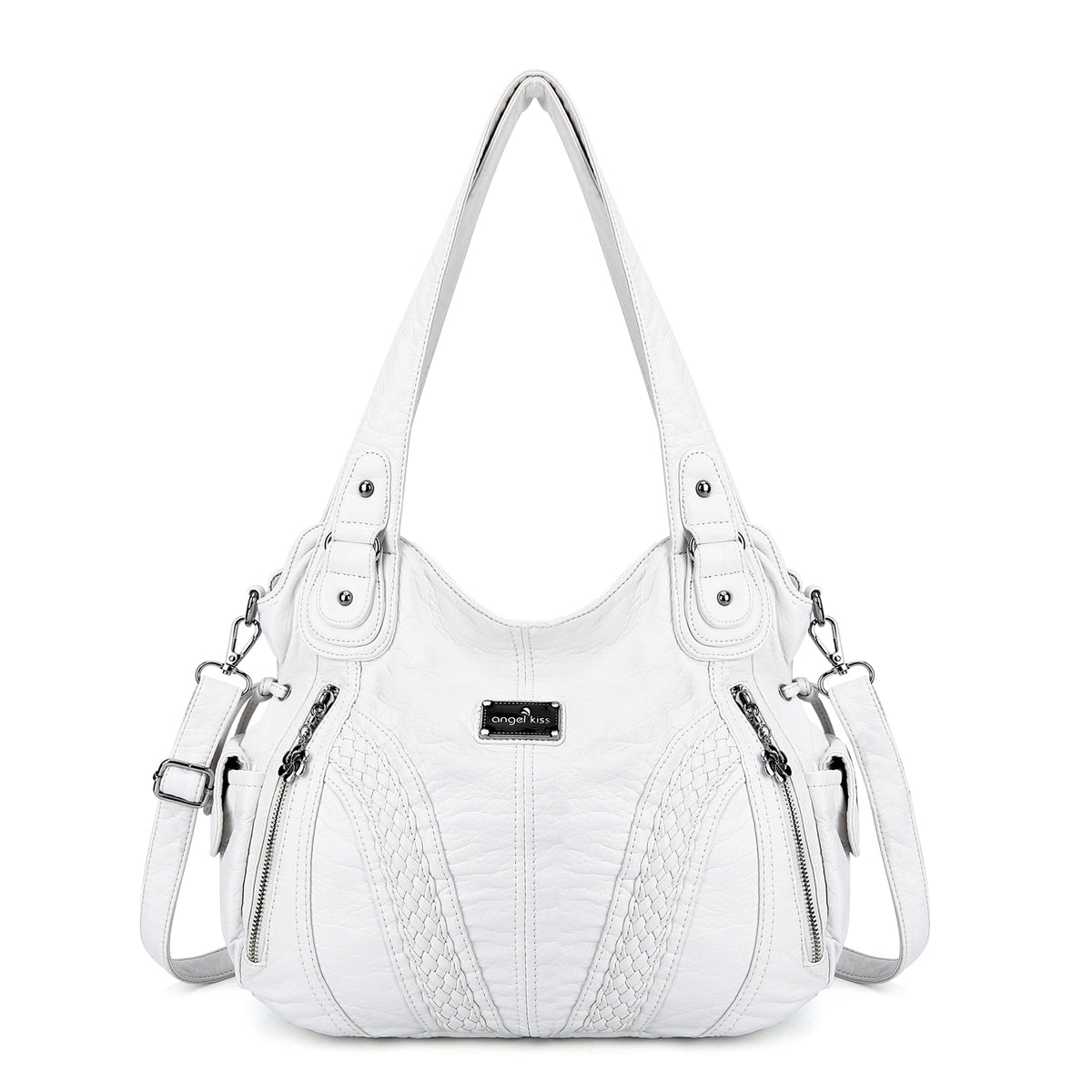washed roomy Daily women Waterproof unique hobo handbag-Angelkiss Bag