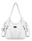 washed roomy Daily women Waterproof unique hobo handbag-Angelkiss Bag