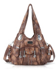 Leopard & Tie-Dye Hobo Shoulder Bag