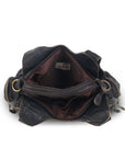 PU Convertible Multi-Pocket Hobo Crossbody Bag