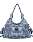 Women  handbag with High Quality Washed PU Multi-function Bag-Angelkiss Bag
