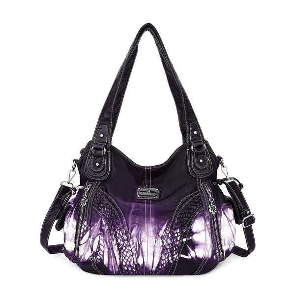 Tie-Dye Printed Hobo Bag for Everyday Carry