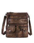 Women's tie-dye vintage pu leather crossbody bag-Angelkiss Bag