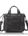 Soft PU Multi-Pocket Satchel Crossbody Bag