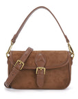 Mini Suede Convertible Shoulder Bag