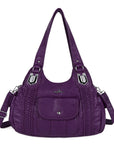 Women Waterproof Hobo Shoulder Purses and Handbags-Angelkiss Bag