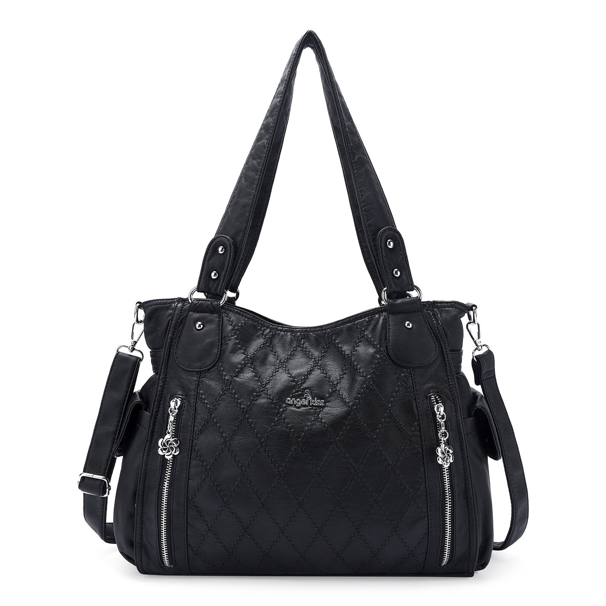 Angel Kiss Ladies solid color vintage handbag-Angelkiss Bag