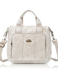Soft PU Multi-Pocket Satchel Crossbody Bag