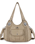 Women Waterproof Hobo Shoulder Purses and Handbags-Angelkiss Bag