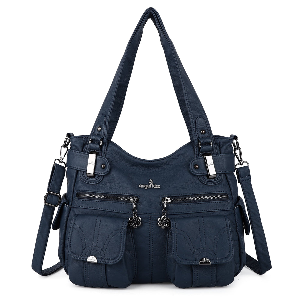 Fashionable  Handbags Women Tote Shoulder Top Handle Satchel Hobo Bags-Angelkiss Bag