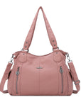 Angel Kiss Ladies roomy  washed handbag-Angelkiss Bag