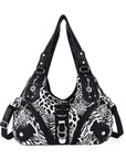 Hobo Leopard print Shoulder  Handbag-Angelkiss Bag