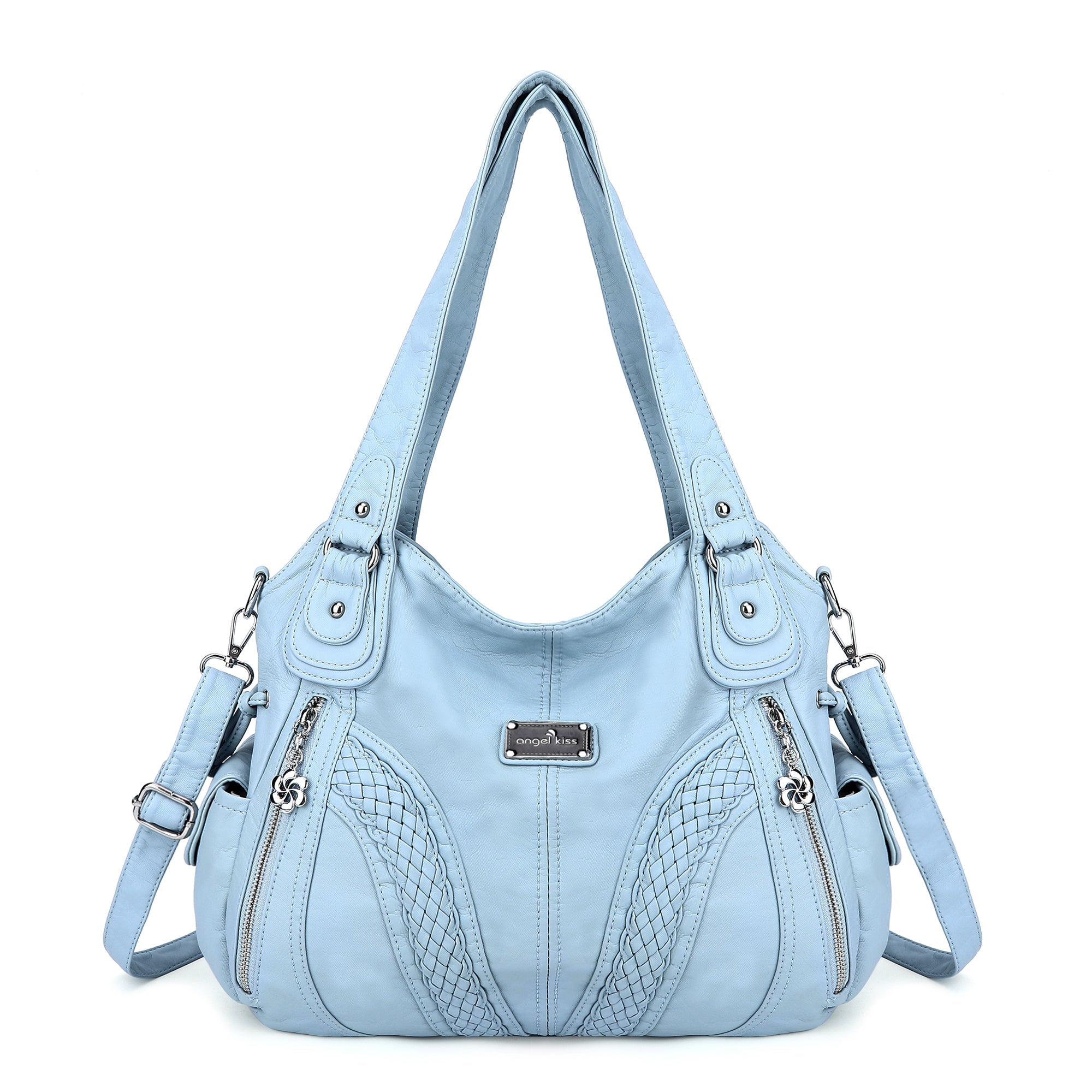 washed roomy Daily women Waterproof unique hobo handbag-Angelkiss Bag