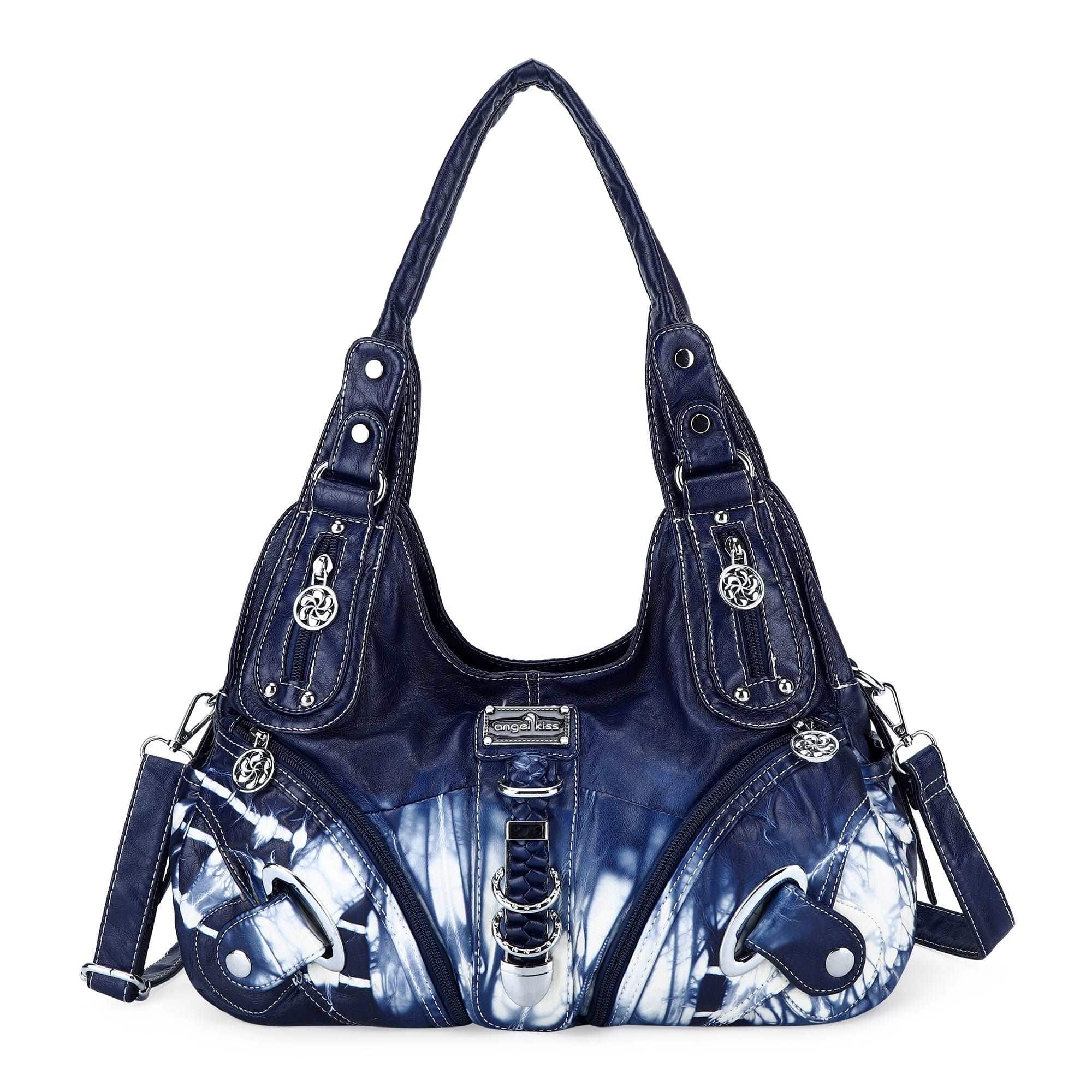 Hobo Tie-Dye Multilayer separation  Comfort Shoulder bag-Angelkiss Bag