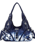 Hobo Tie-Dye Multilayer separation  Comfort Shoulder bag-Angelkiss Bag