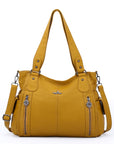 Angel Kiss Ladies roomy  washed handbag-Angelkiss Bag