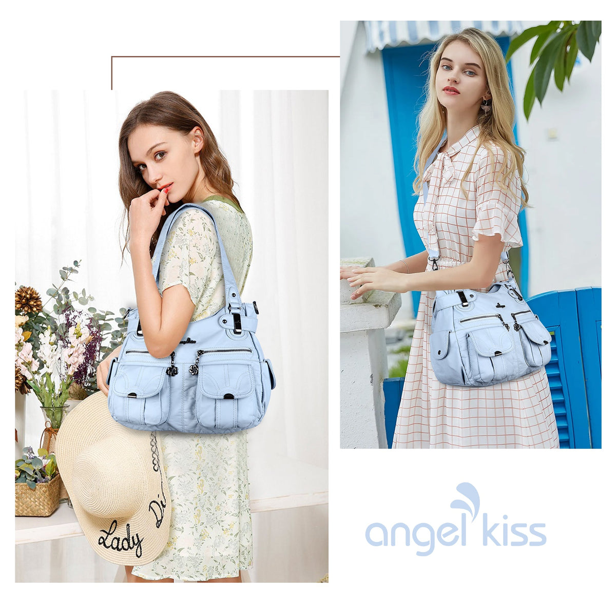 Fashionable Large Capacity Hobo Bag | Angelkiss Bag-Angelkiss Bag