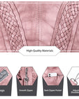 washed tie-dye design Daily women simple unique hobo handbag-Angelkiss Bag