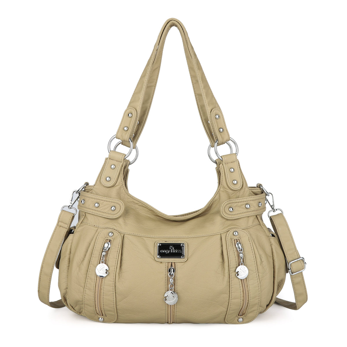 Stylish women's large capacity shoulder bags and hobo bags-Angelkiss Bag
