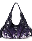 Hobo Tie-Dye Multilayer separation  Comfort Shoulder bag-Angelkiss Bag