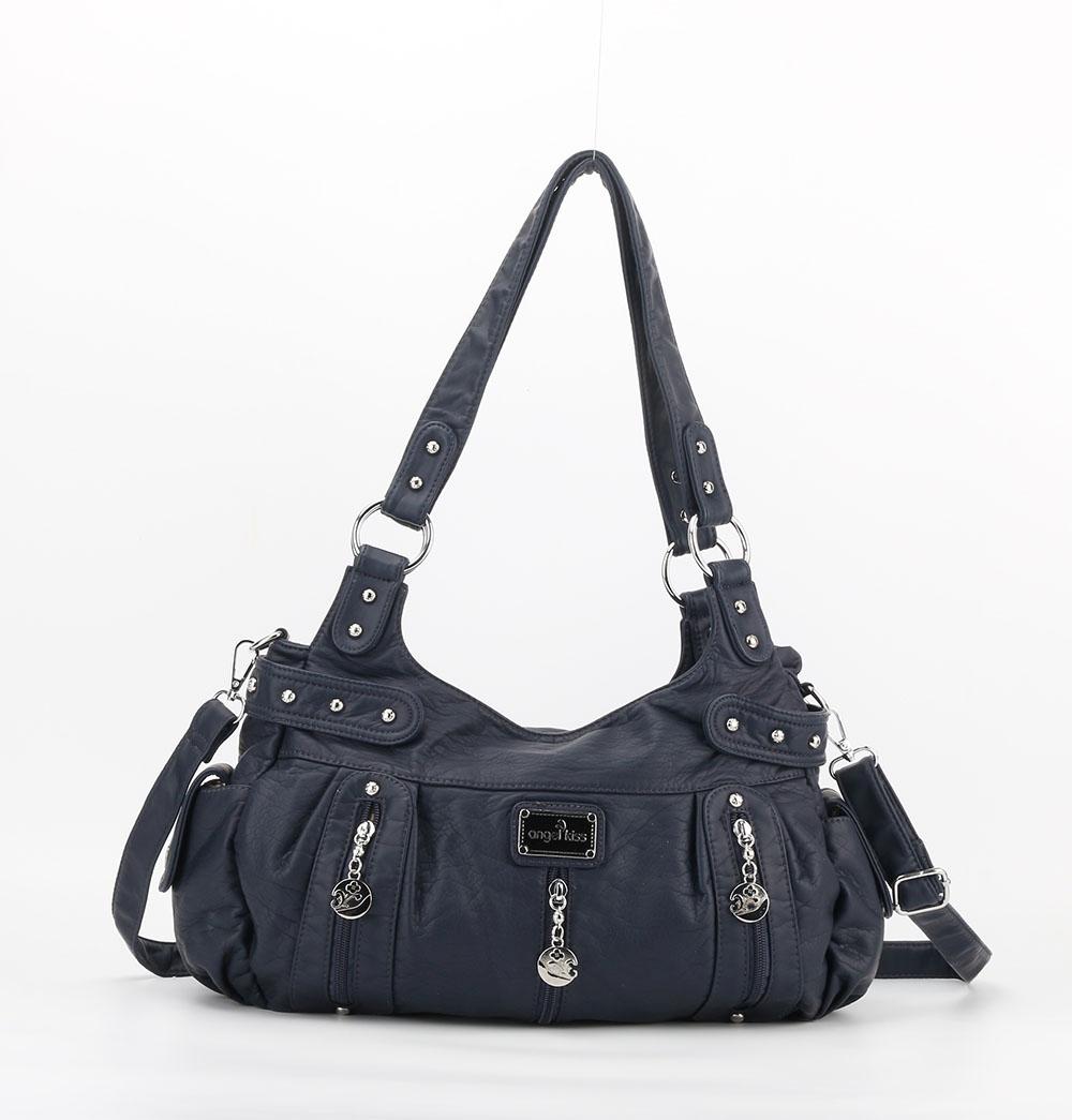 Stylish women's large capacity shoulder bags and hobo bags-Angelkiss Bag