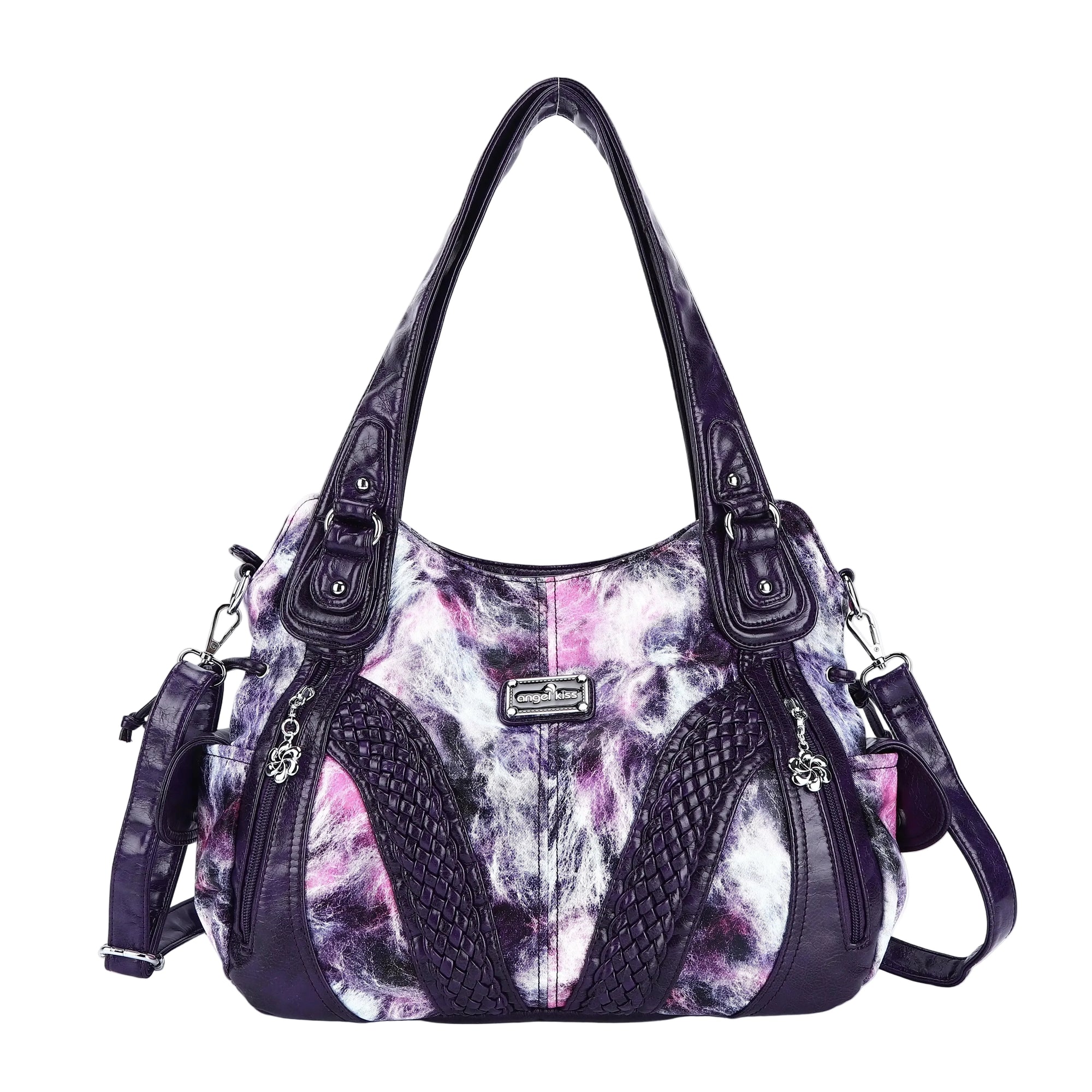 Tie-Dye Printed Hobo Bag for Everyday Carry