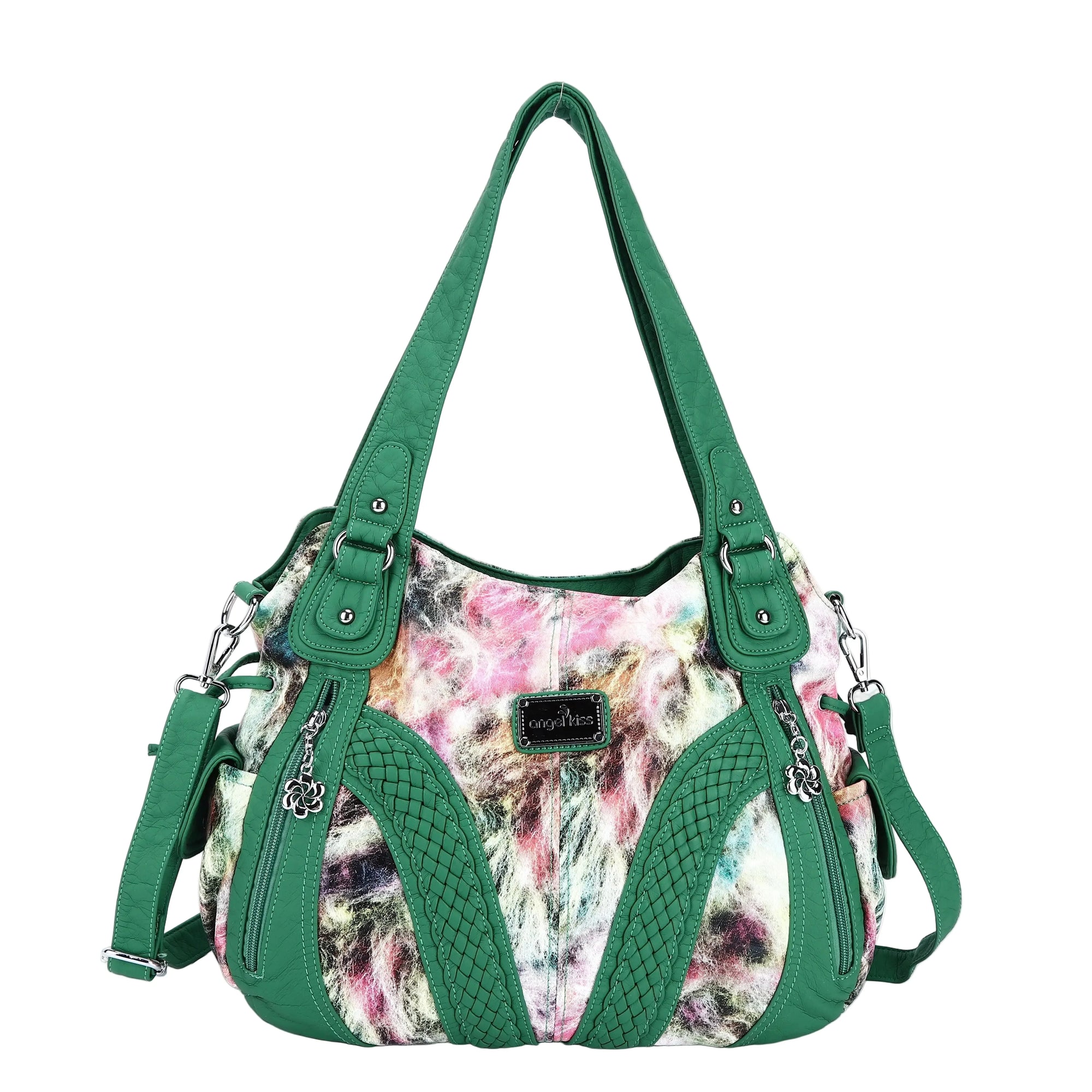 Tie-Dye Printed Hobo Bag for Everyday Carry