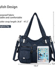 Fashionable  Handbags Women Tote Shoulder Top Handle Satchel Hobo Bags-Angelkiss Bag