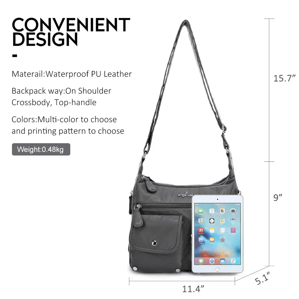 East West Plaid Crossbody Bag with Wallet