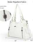 Angel Kiss Ladies roomy  washed handbag-Angelkiss Bag