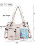 Fashionable  Handbags Women Tote Shoulder Top Handle Satchel Hobo Bags-Angelkiss Bag