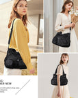 Fashionable  Handbags Women Tote Shoulder Top Handle Satchel Hobo Bags-Angelkiss Bag