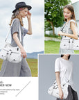 Fashionable  Handbags Women Tote Shoulder Top Handle Satchel Hobo Bags-Angelkiss Bag
