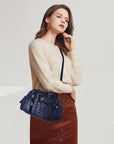 Multi-Pocket Top Handle Shoulder Purse for Women