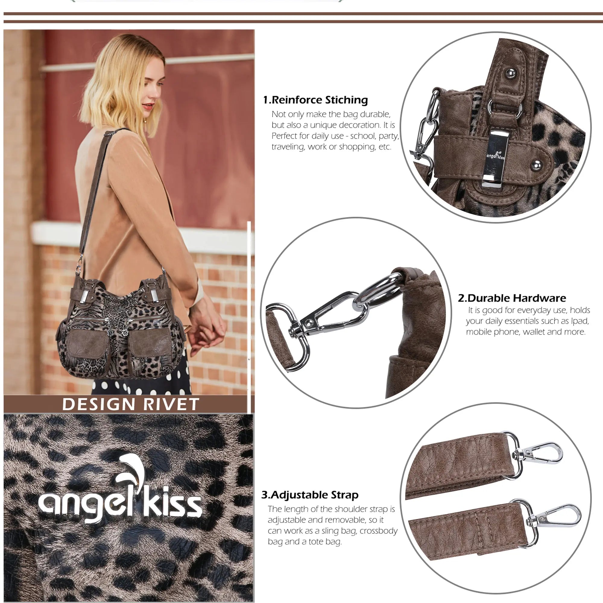 Edgy Y2K Hobo Shoulder Bags for Women