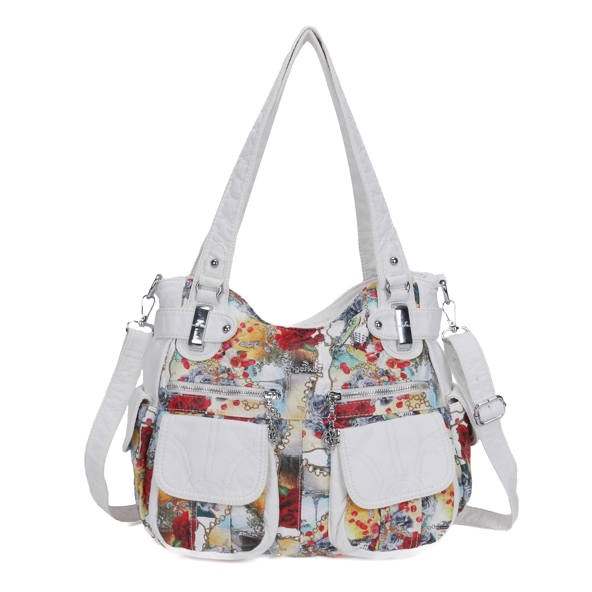 Handmade tie dye creative large capacity Hobo Bag | Angelkiss Bag-Angelkiss Bag