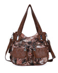 Handmade tie dye creative large capacity Hobo Bag | Angelkiss Bag-Angelkiss Bag