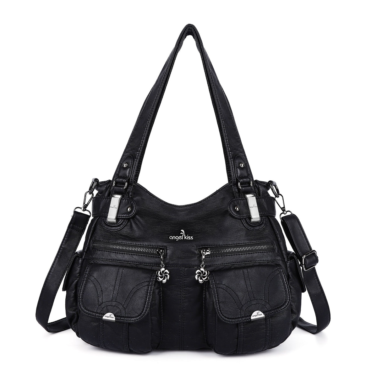 Fashionable  Handbags Women Tote Shoulder Top Handle Satchel Hobo Bags-Angelkiss Bag
