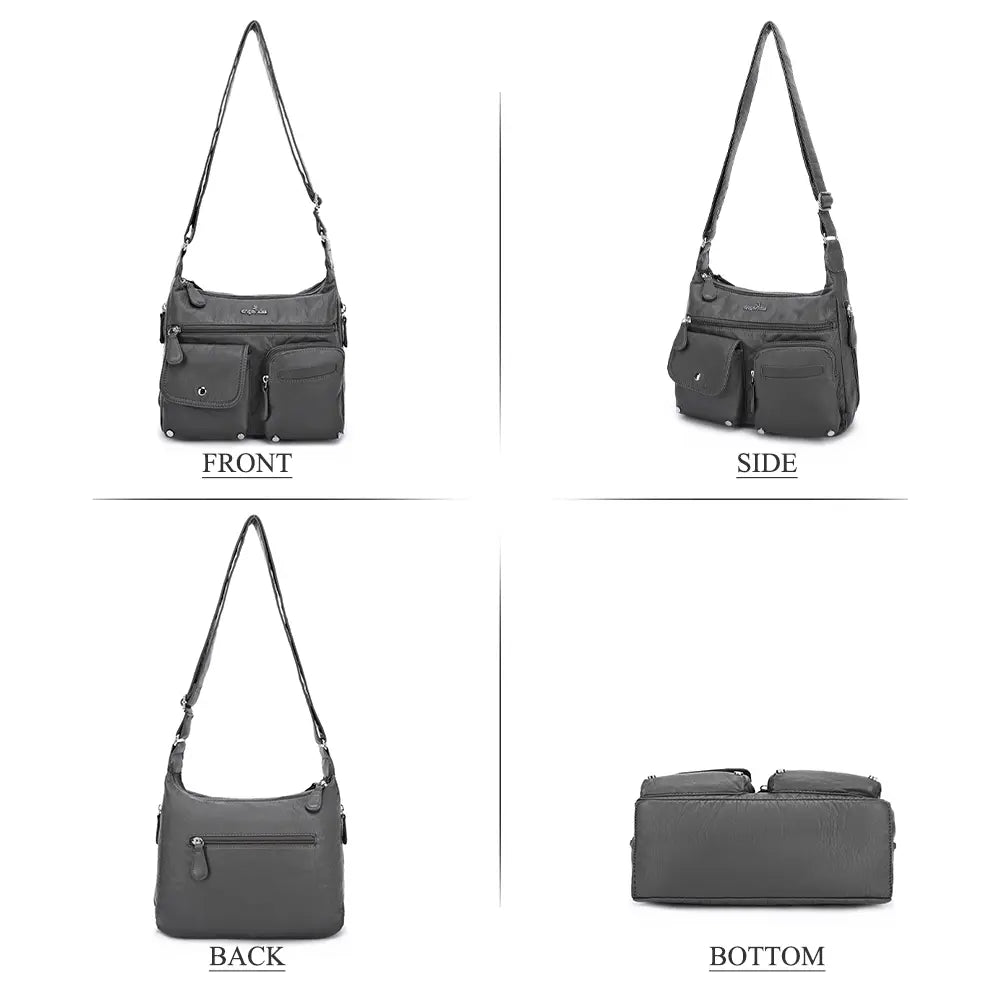 East West Plaid Crossbody Bag with Wallet