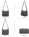 East West Plaid Crossbody Bag with Wallet