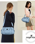 Women  handbag with High Quality Washed PU and Multi-pack-Angelkiss Bag