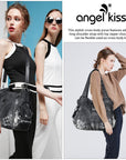 washed tie-dyeDaily women simple unique hobo handbag-Angelkiss Bag