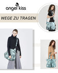 Large Muti-Pocket Women tie-dye Hobo Shoulder Bag-Angelkiss Bag