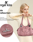 Women Waterproof Hobo Shoulder Purses and Handbags-Angelkiss Bag