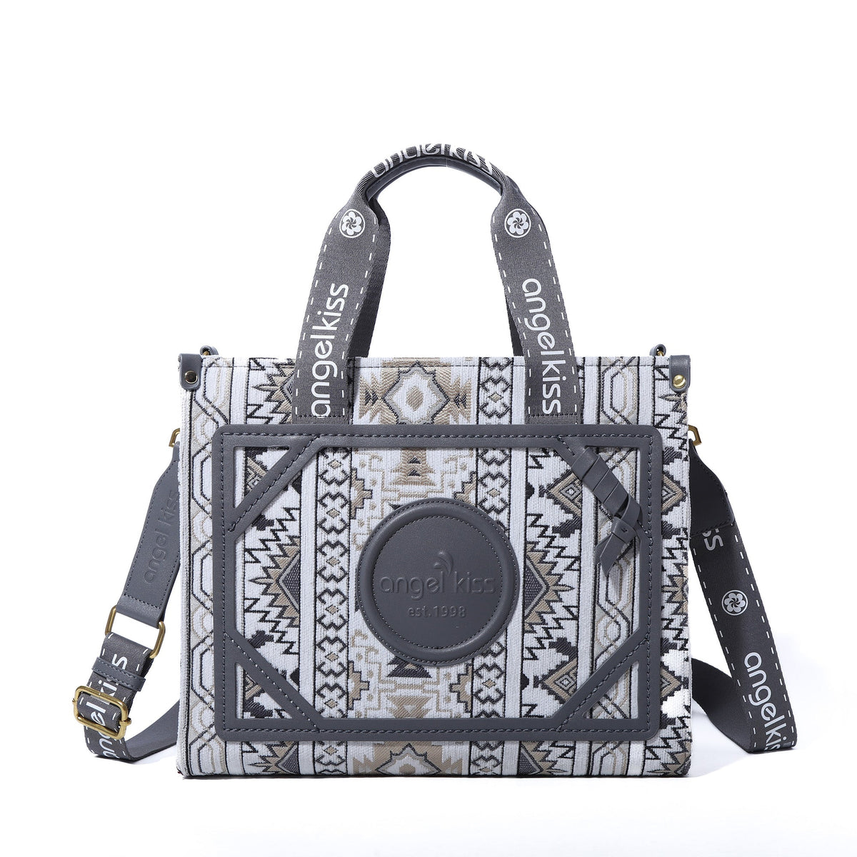 Antique tote shoulder bag-Angelkiss Bag