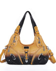 Dreamscape Tie-Dye Multi-Pocket Shoulder Bag